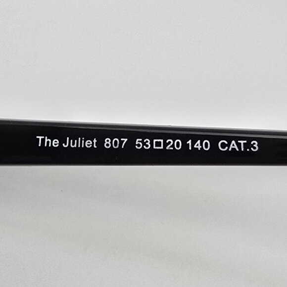 Prive Revaux The Juliet Black Frame Polarized Grey Len Cat Eye Sunglasses 53mm - Picture 12 of 16